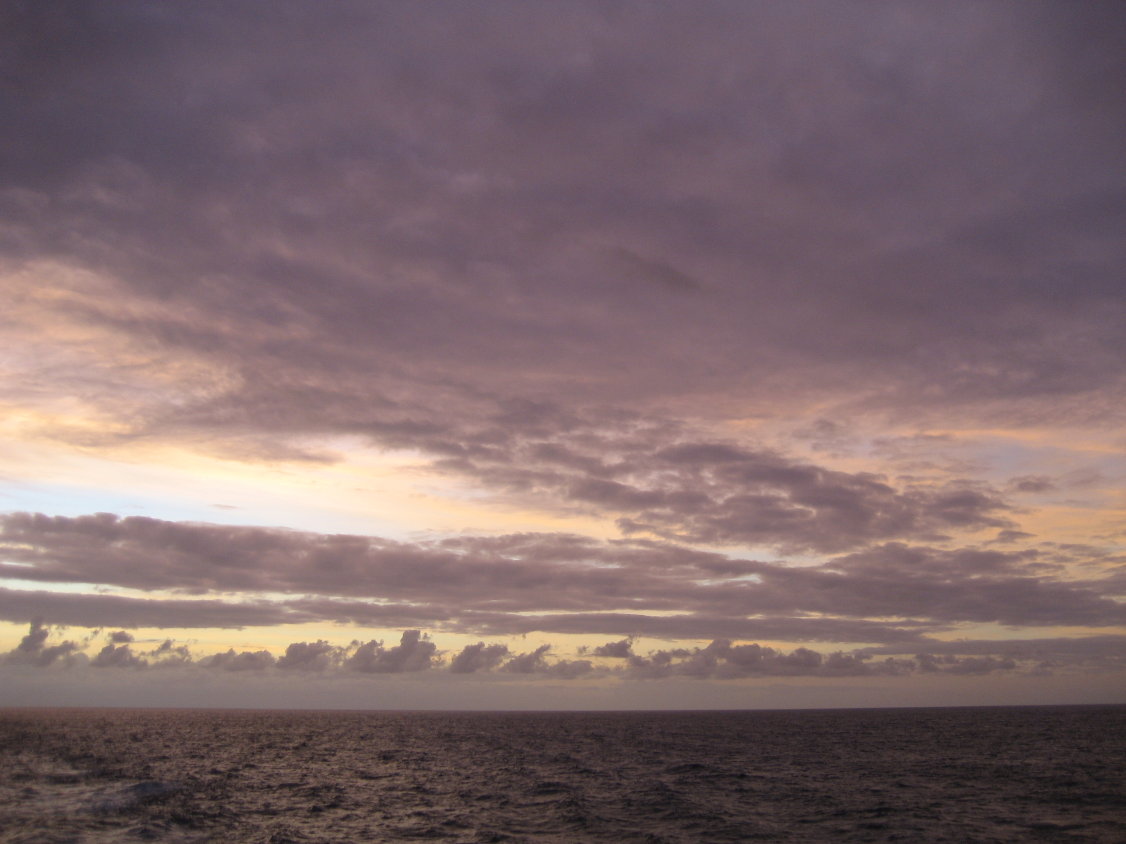 auf ein Tief über den Azoren? Jedenfalls halten wir direkt drauf zu. (180)