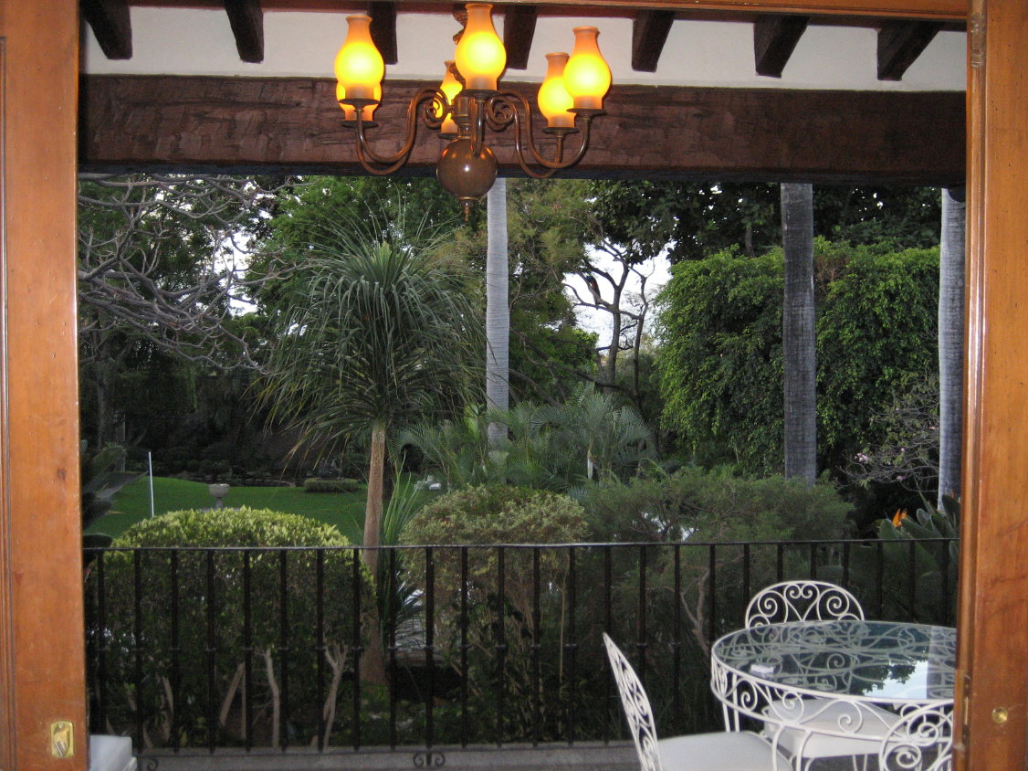 auf den Garten des Hotels Las Mañanitas (180)